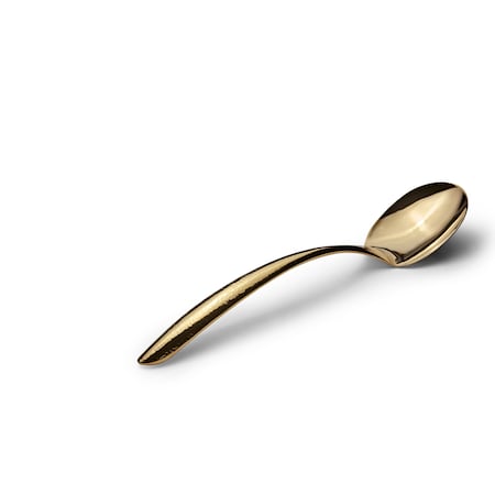 Bon Chef Ez Use Banq Svng Solid Spoon Hammer Finish 13.5" 2 Oz. - Gold 9457HFG
